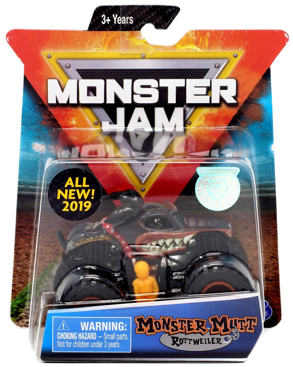 monster mutt rottweiler monster truck toy