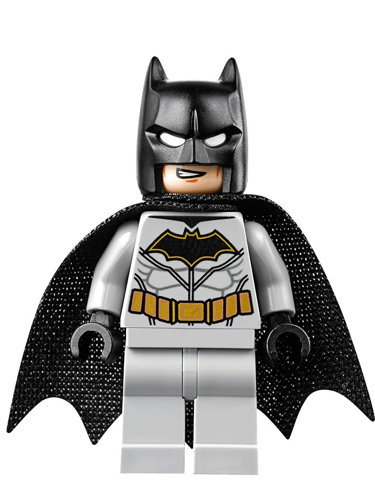 LEGO DC Super Heroes Batman Minifigure Light Bluish Gray ...