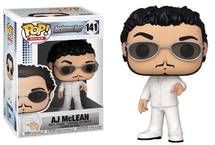Funko Backstreet Boys POP Rocks AJ McLean Vinyl Figure ToyWiz