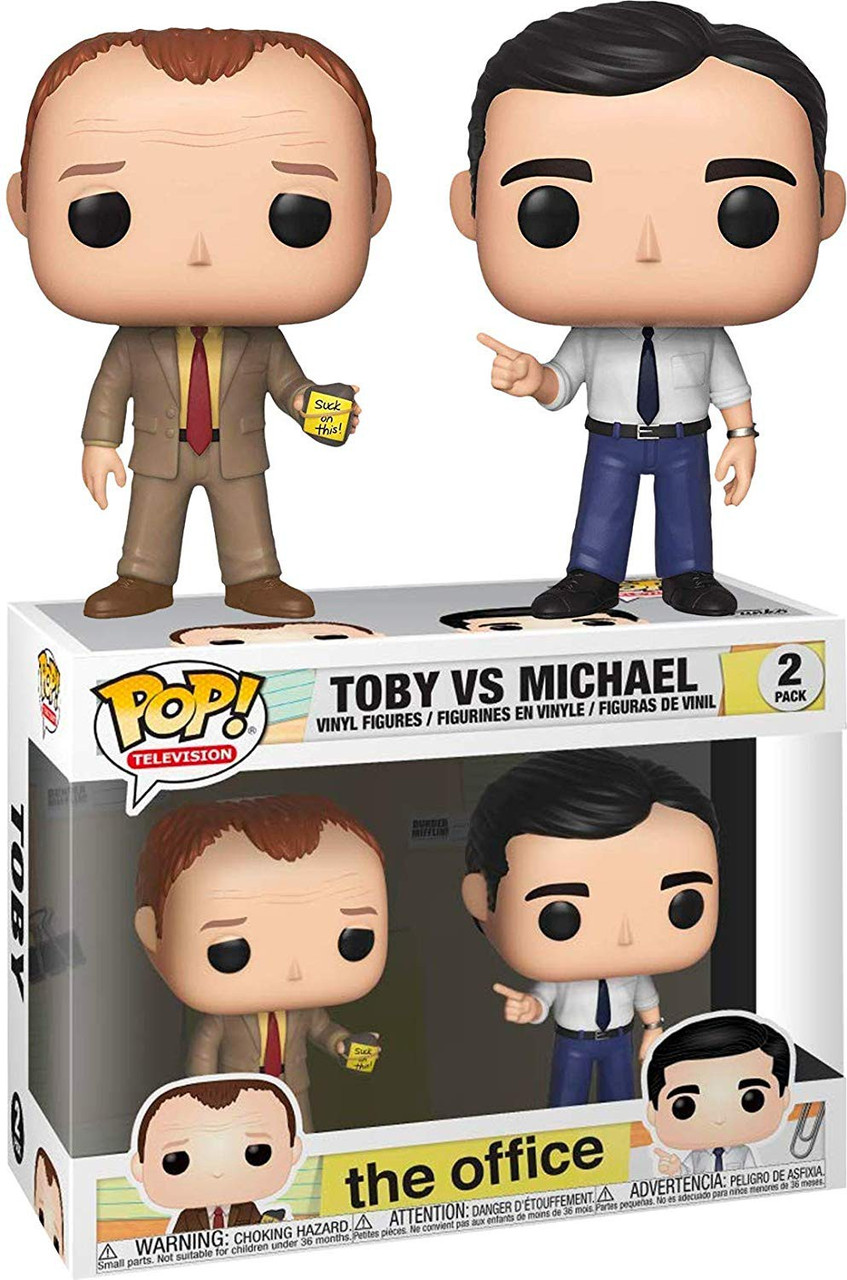 Funko The Office Pop Tv Toby Vs Michael Vinyl Figure 2 Pack Toywiz - roblox toys what channel minecraft michael