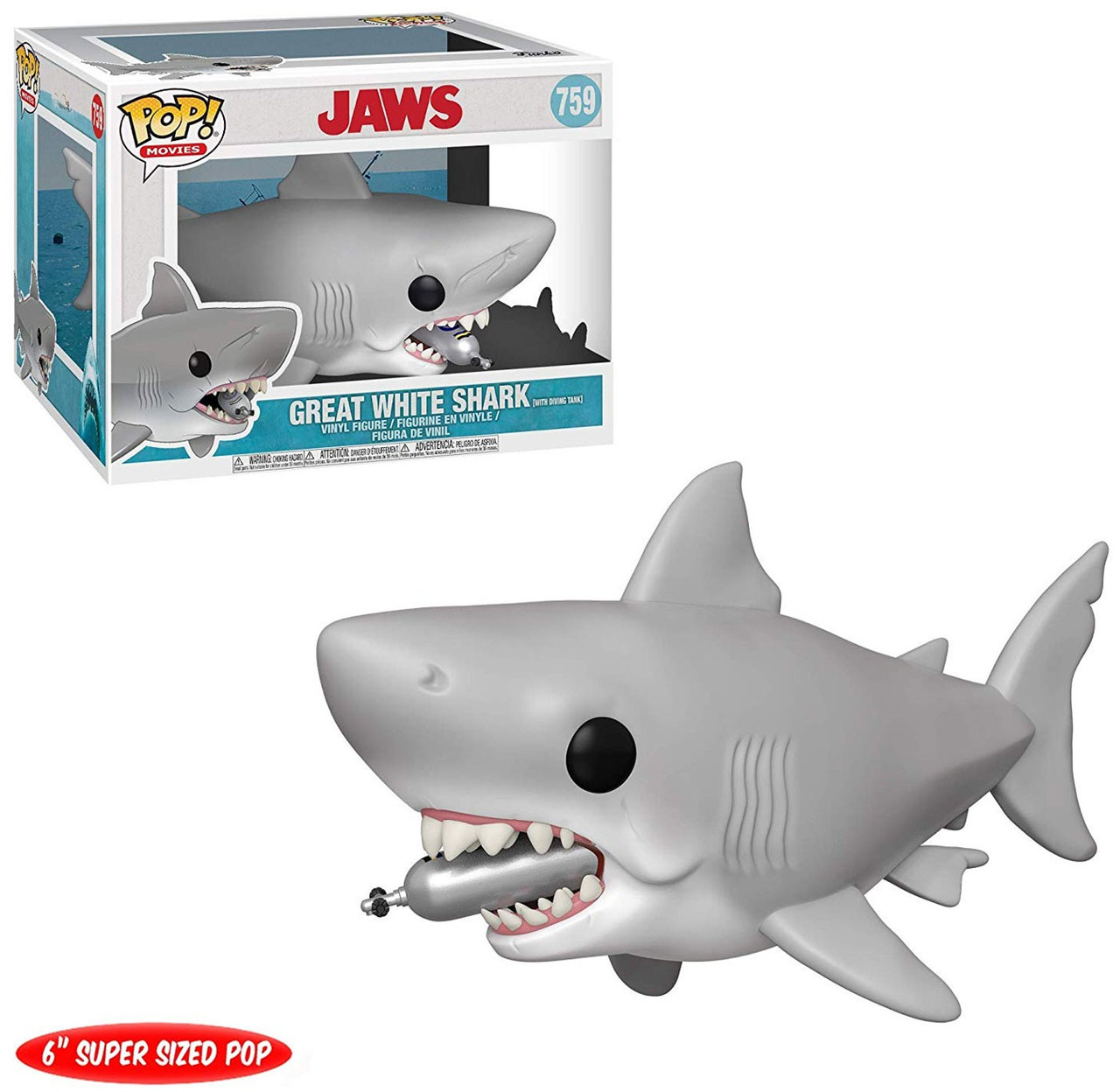 great white shark funko pop