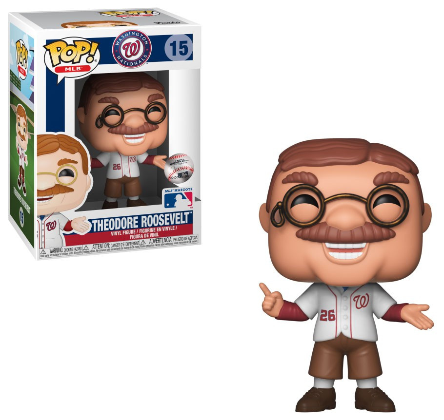 Funko MLB Washington Nationals POP Sports Baseball Teddy Roosevelt Vinyl Figure Mascot ToyWiz