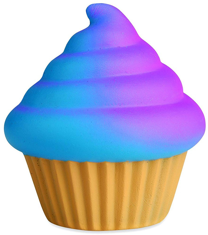 SoftN Slow Squishies Series 1 Sweet Shop Blueberry Cupcake 3.5 Squeeze Toy Orb ToyWiz