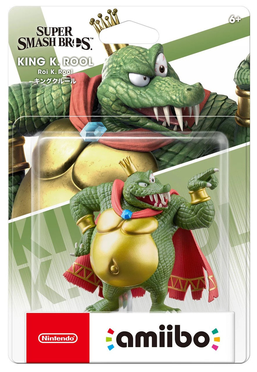 Nintendo Super Smash Bros Amiibo King K Rool Mini Figure Toywiz - roblox marth shirt