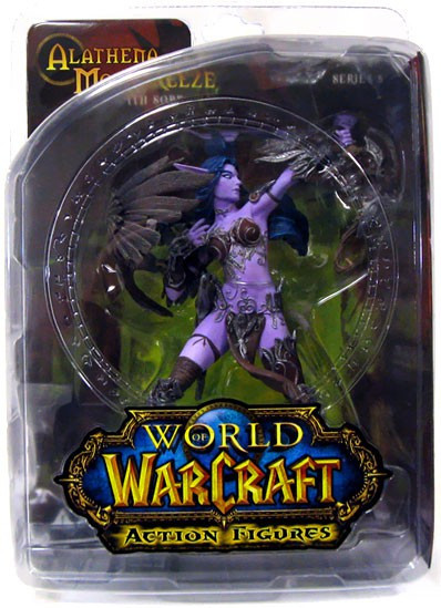 World of Warcraft Series 5 Alathena Moonbreeze with Sorna Action