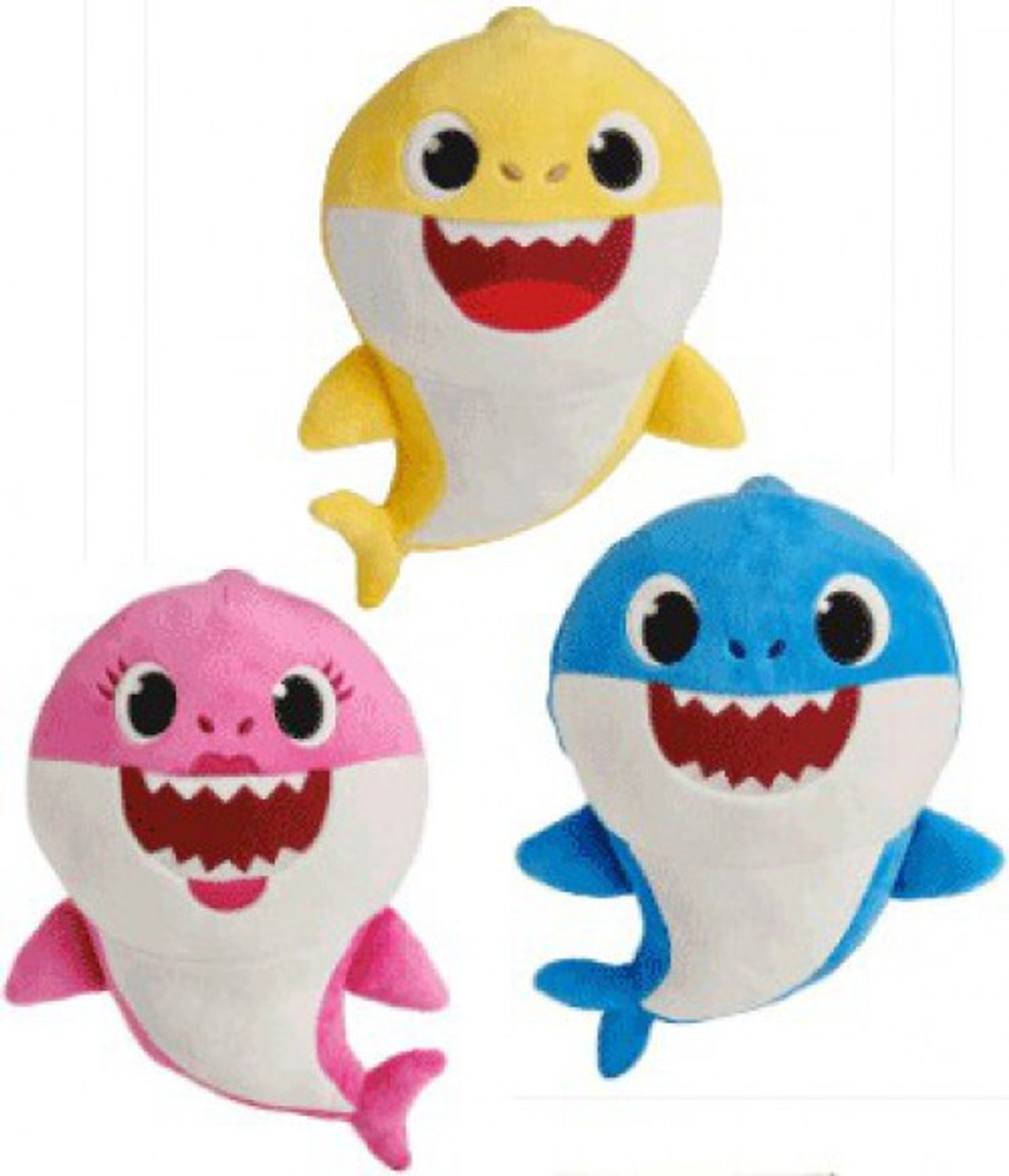 pinkfong daddy shark official singing plush