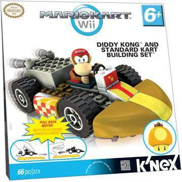 KNEX Super Mario Mario Kart Wii Diddy Kong Standard Kart Set 38046
