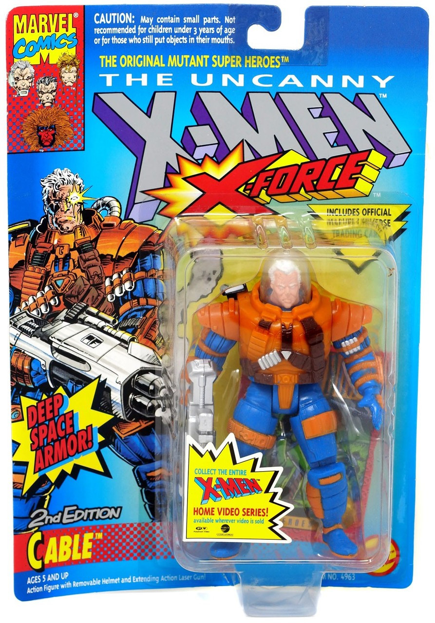 Marvel X-Men The Uncanny X-Men X-Force Cable Action Figure 2nd Edition ...