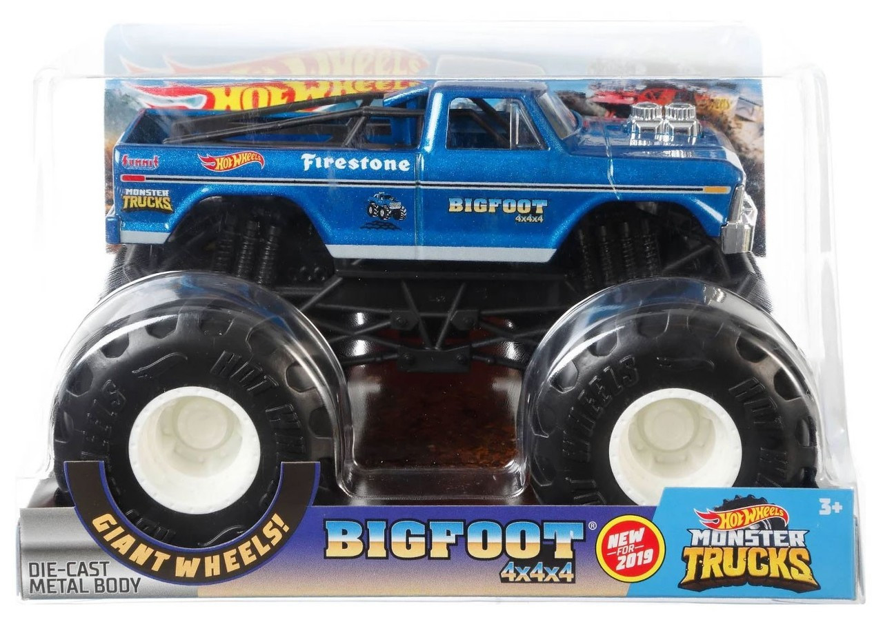 Wallpaper Hot Wheels Monster Trucks Bigfoot 4x4x4 124 Diecast Car Mattel Desktop Wallpaper Free