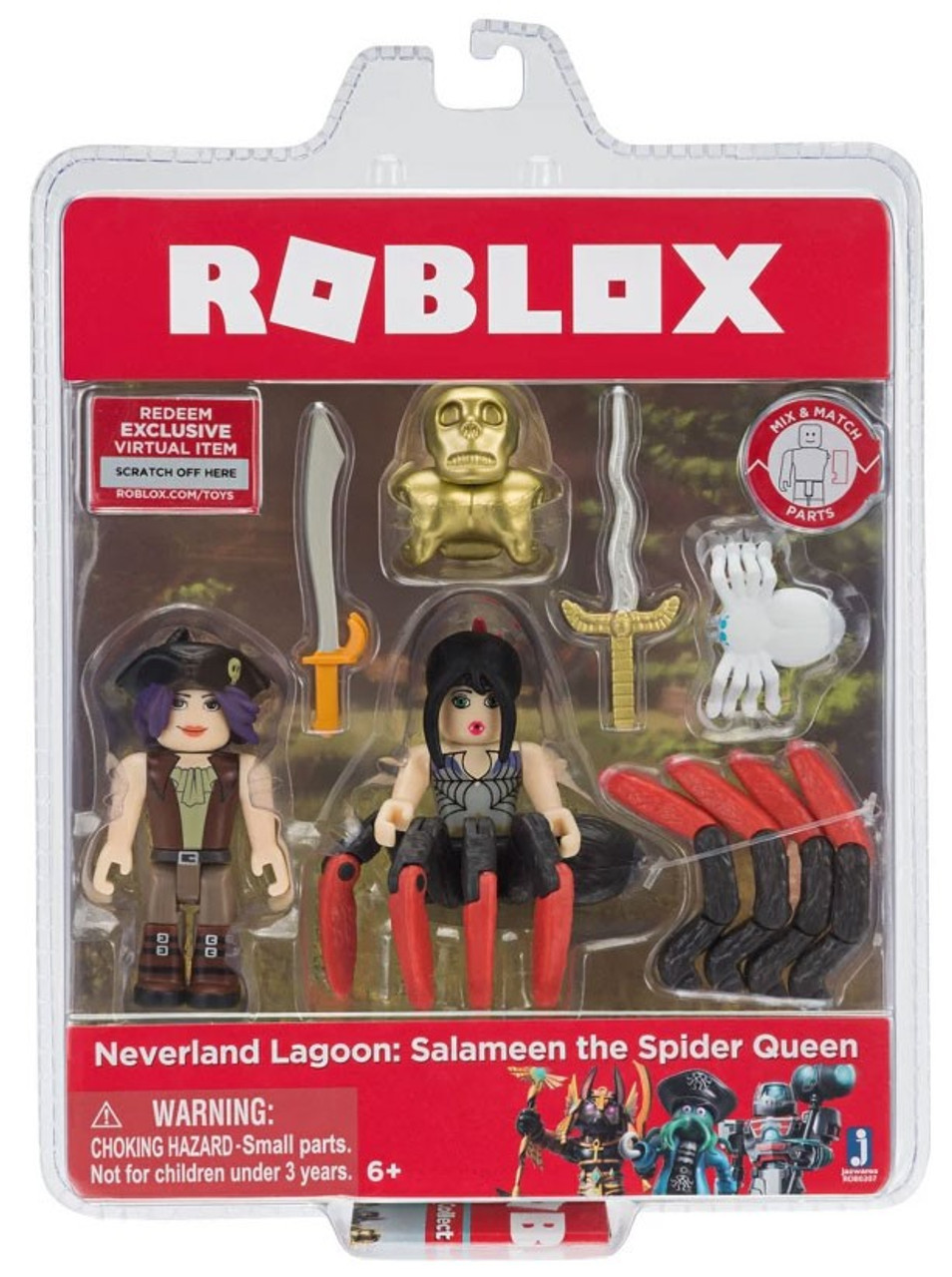 Roblox Neverland Lagoon Salameen The Spider Queen Action Figure - details about roblox neverland lagoon celebrity collection 4 figure pack wvirtual code