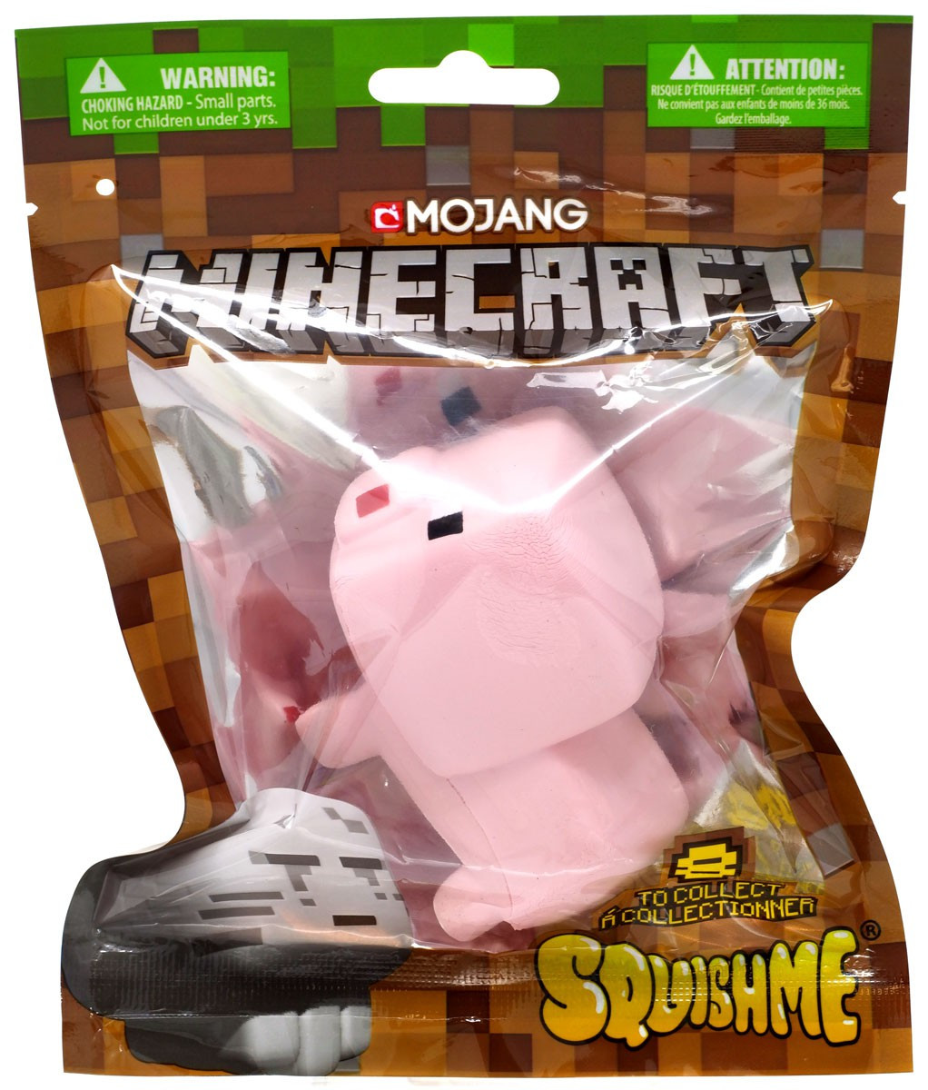 Minecraft Squishme Pig Squeeze Toy Ucc Distributing Inc Toywiz