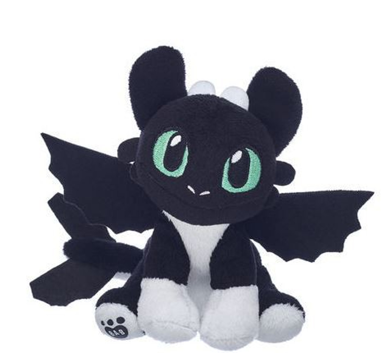 black cat with green eyes stuffed animal