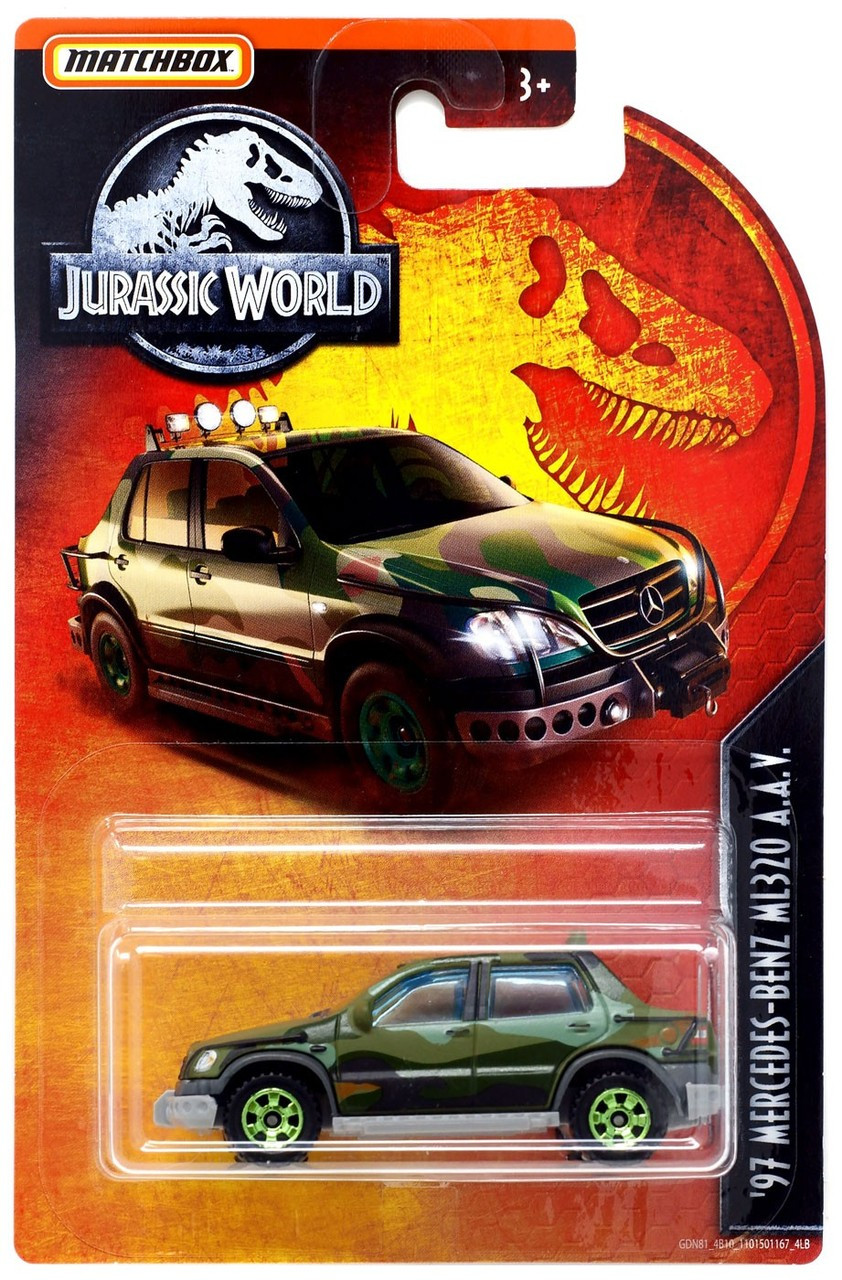Jurassic World Matchbox 97 MercedesBenz ML320 A.A.V. 164 Diecast