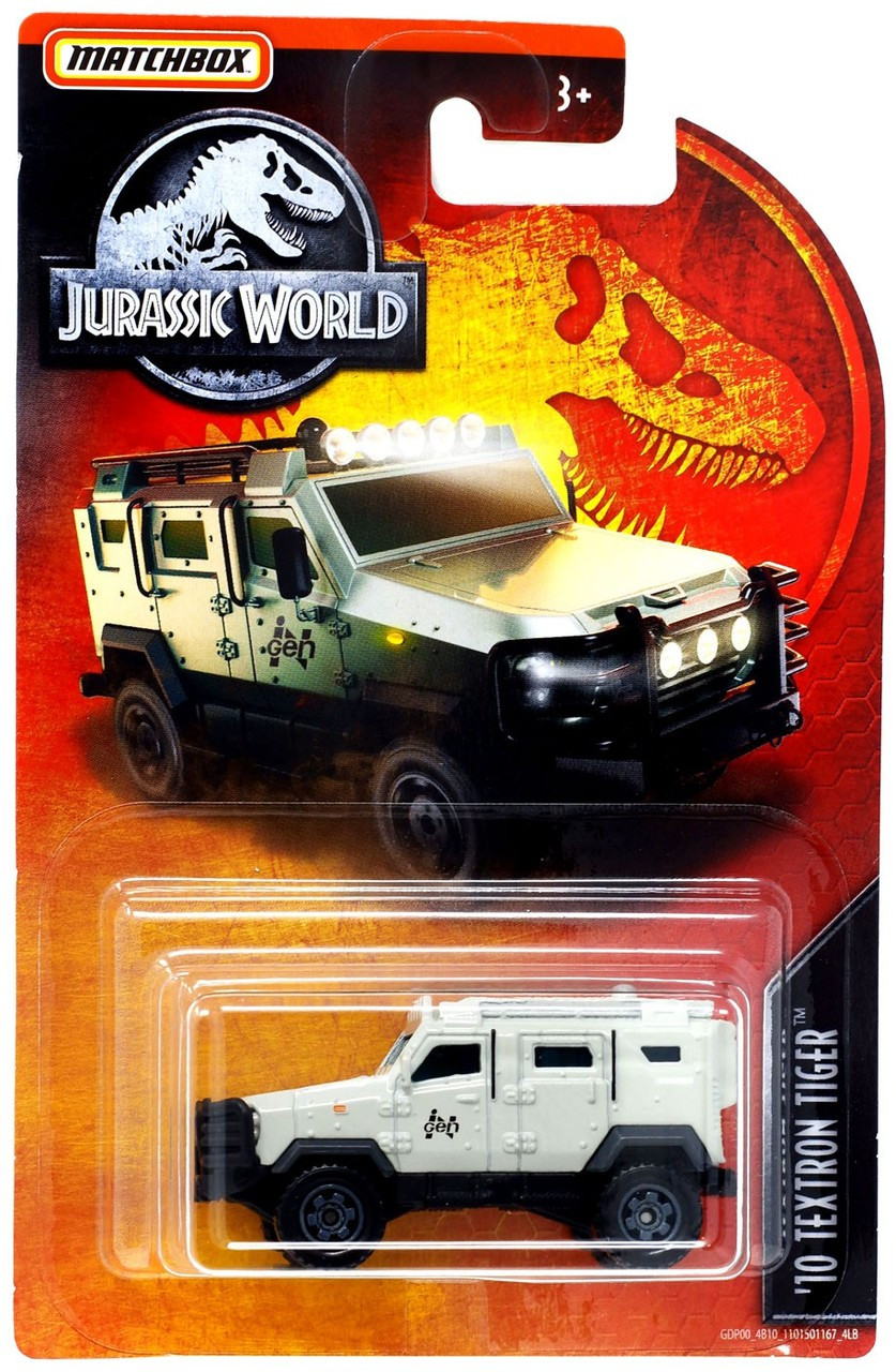 Jurassic World Matchbox 10 Textron Tiger 164 Diecast Vehicle Grey, 2019