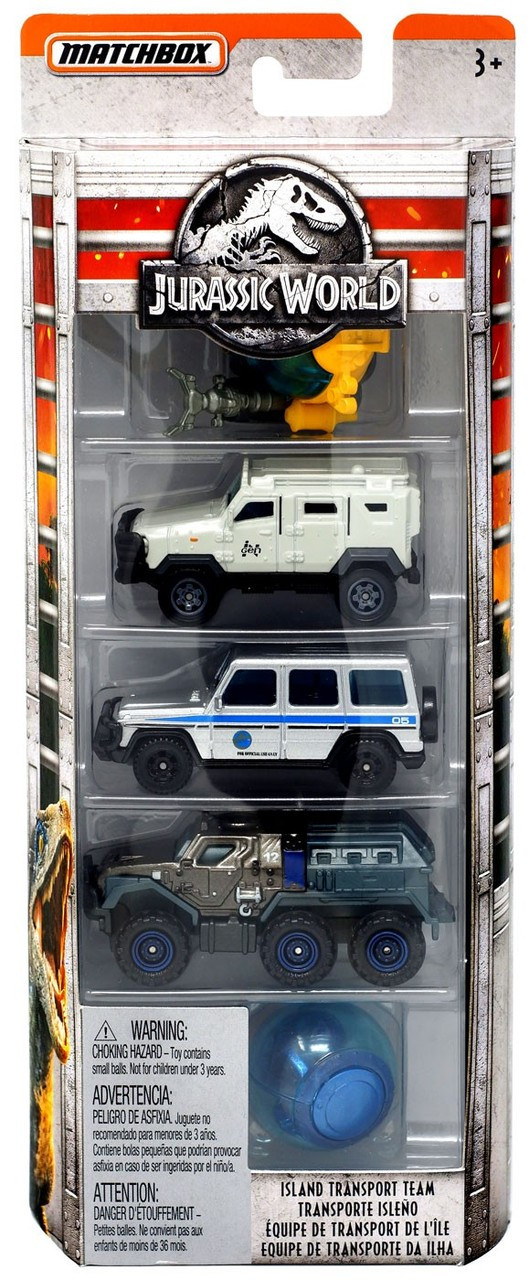 Jurassic World Matchbox Island Transport Team 164 Die Cast Car 5 Pack Mattel Toywiz - isle roblox walkthrough jurassic world