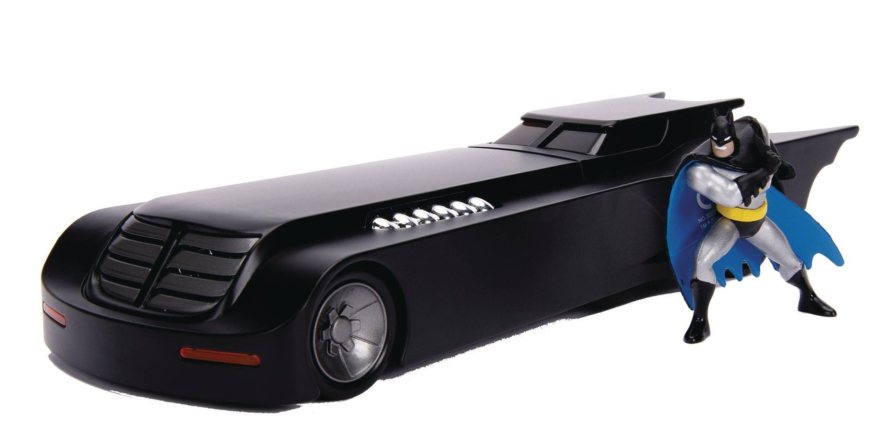 batmobile and batman figure