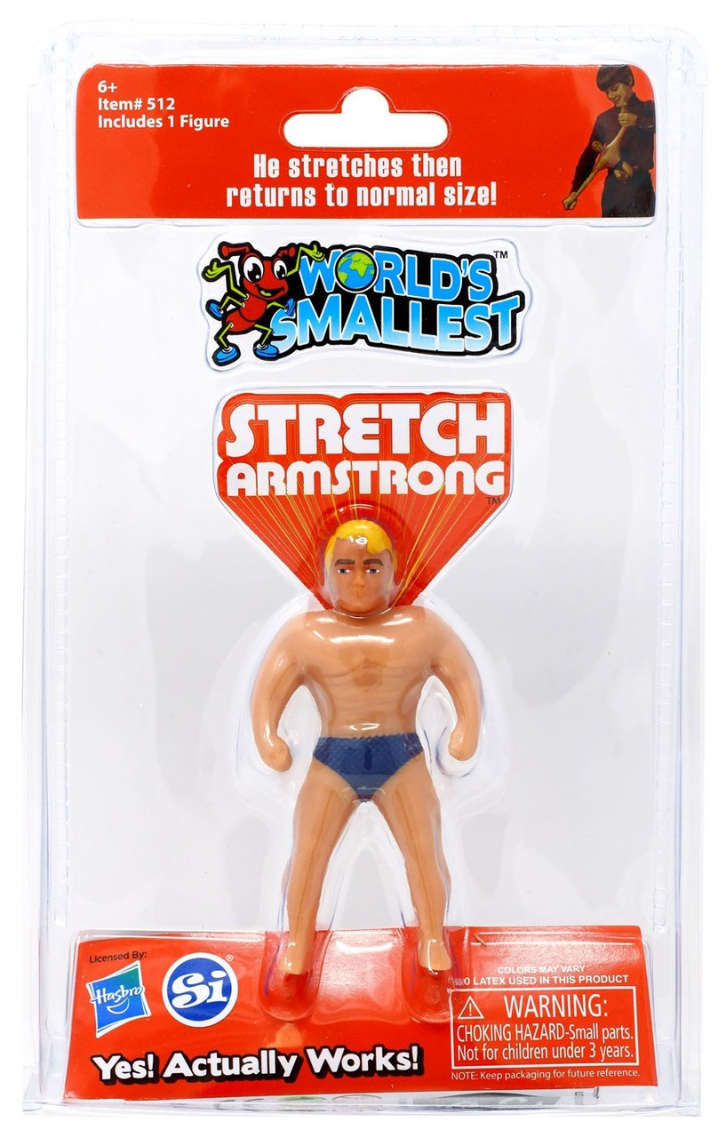 World/'s Smallest Stretch Armstrong Figure by Mattel 2018 for sale online