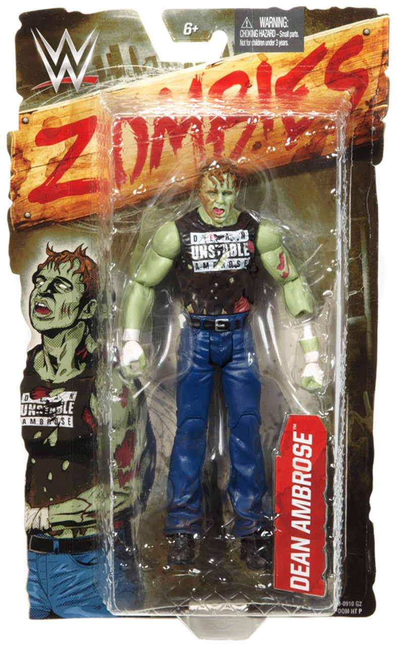 Wwe Wrestling Zombies Dean Ambrose 6 Action Figure Damaged Package Mattel Toys Toywiz - dean ambrose shirt code roblox