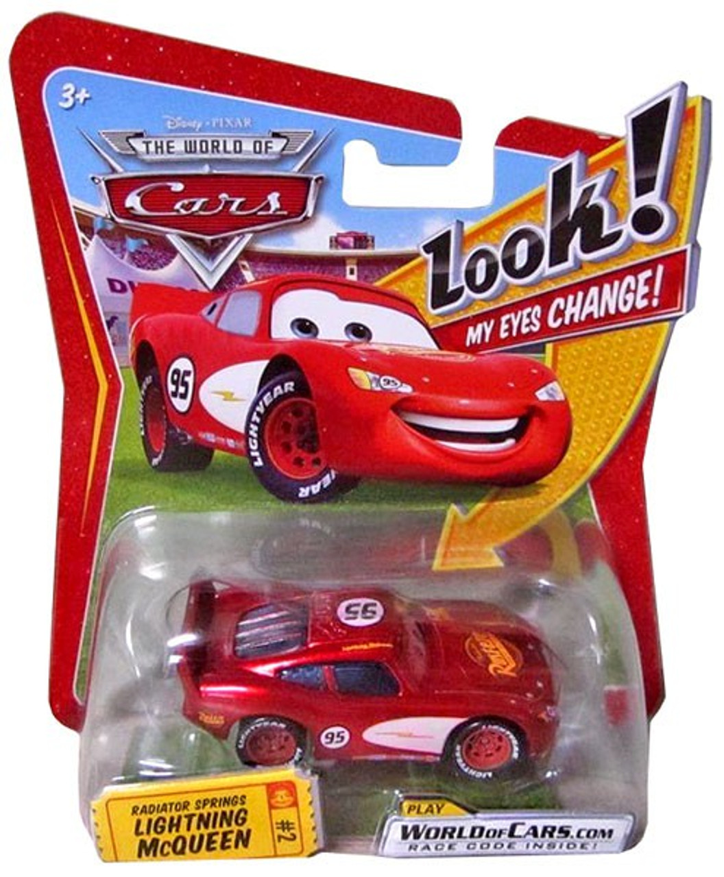 Disney Pixar Cars The World Of Cars Lenticular Eyes Series 1 Radiator Springs Lightning Mcqueen 