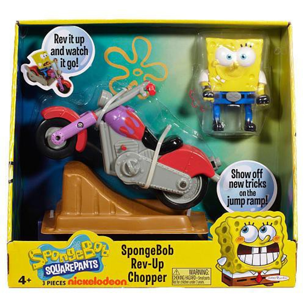 Spongebob Squarepants Rev Up Chopper Playset Damaged Package Jakks Pacific Toywiz - roblox spongebob movie adventure dx directors cut