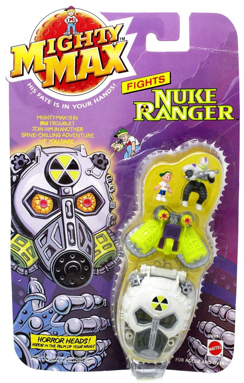 Mighty Max Horror Heads Nuke Ranger Mini Playset Mattel ToyWiz