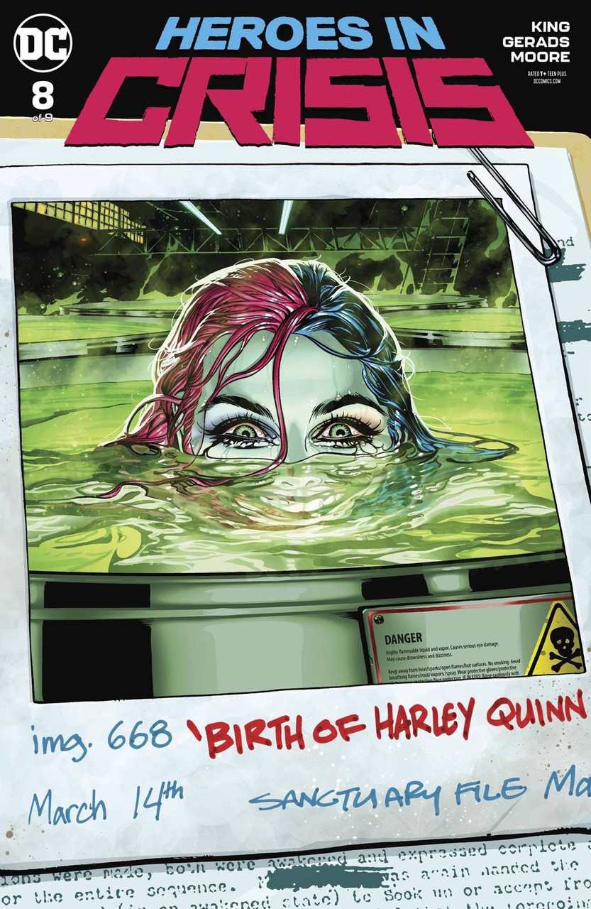 HEROES IN CRISIS #6 DC 2019 SOOK VARIANT COVER STOCK IMAGE