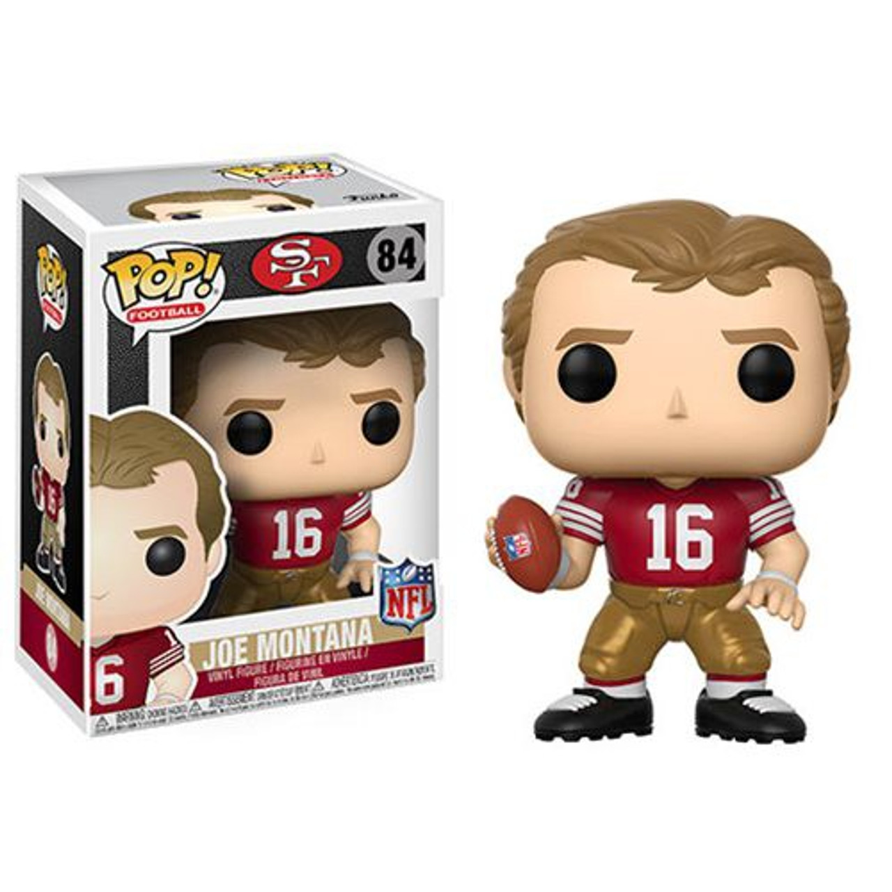 Funko Nfl San Francisco 49ers Pop Sports Football Joe Montana Vinyl Figure 84 Toywiz - roblox football games seahawks vs 49ers