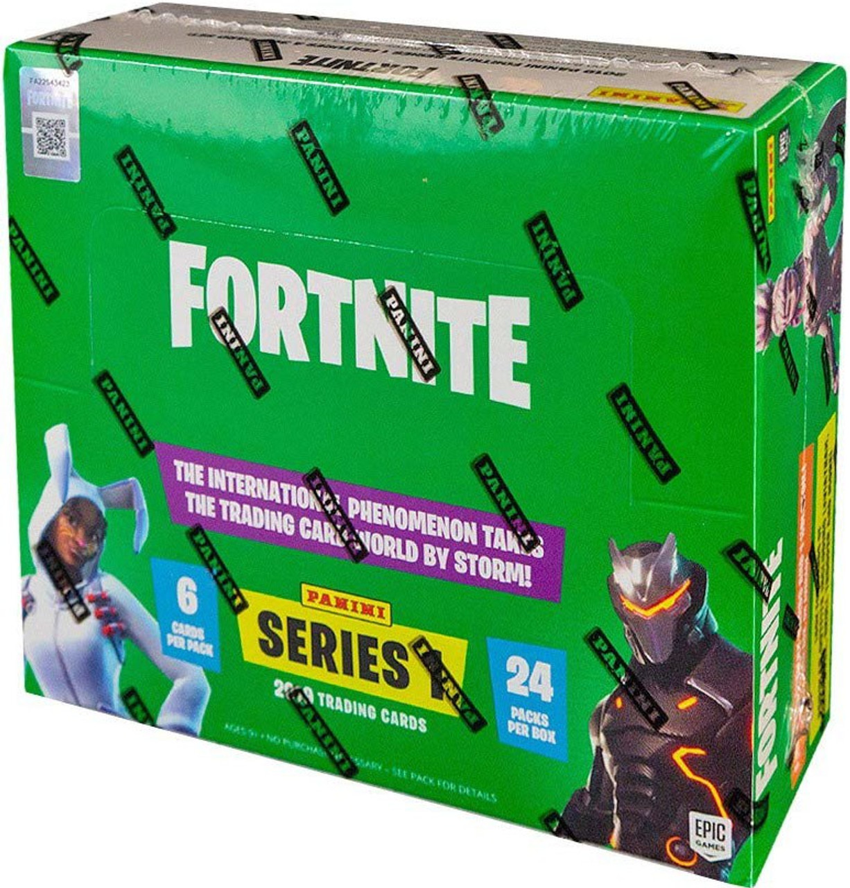 Fortnite Panini Series 1 Trading Card Foil Box 24 Packs Toywiz