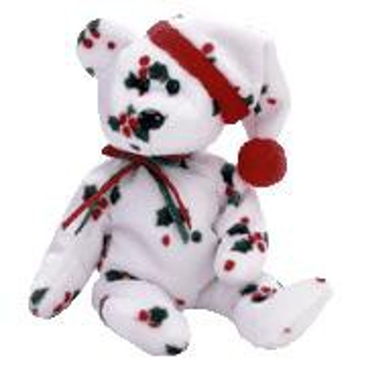 1998 holiday bear beanie baby