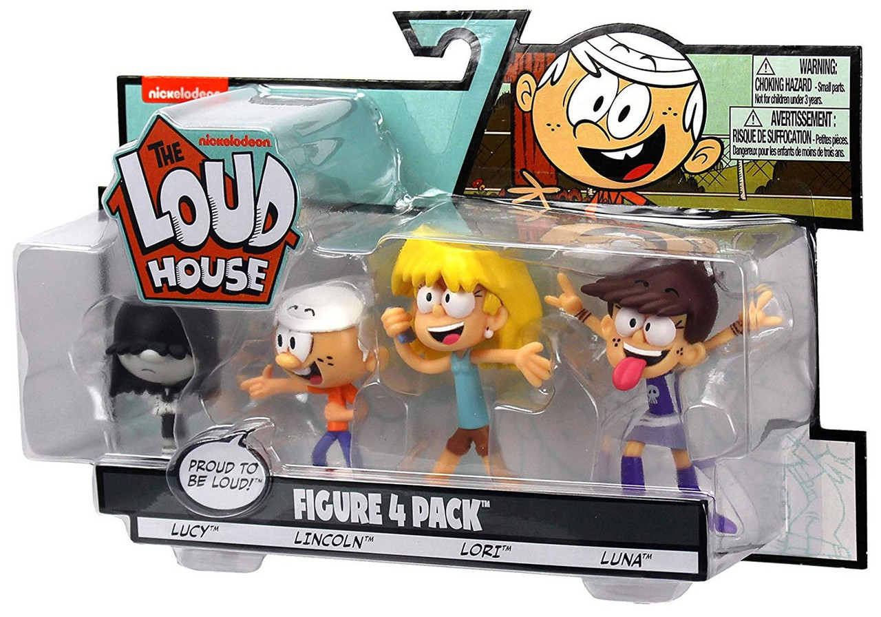 Nickelodeon Loud House Lucy Lincoln Lori Luna 3 Figure 4 Pack Wicked Cool Toys Toywiz - fortnite brawler luna 3 star