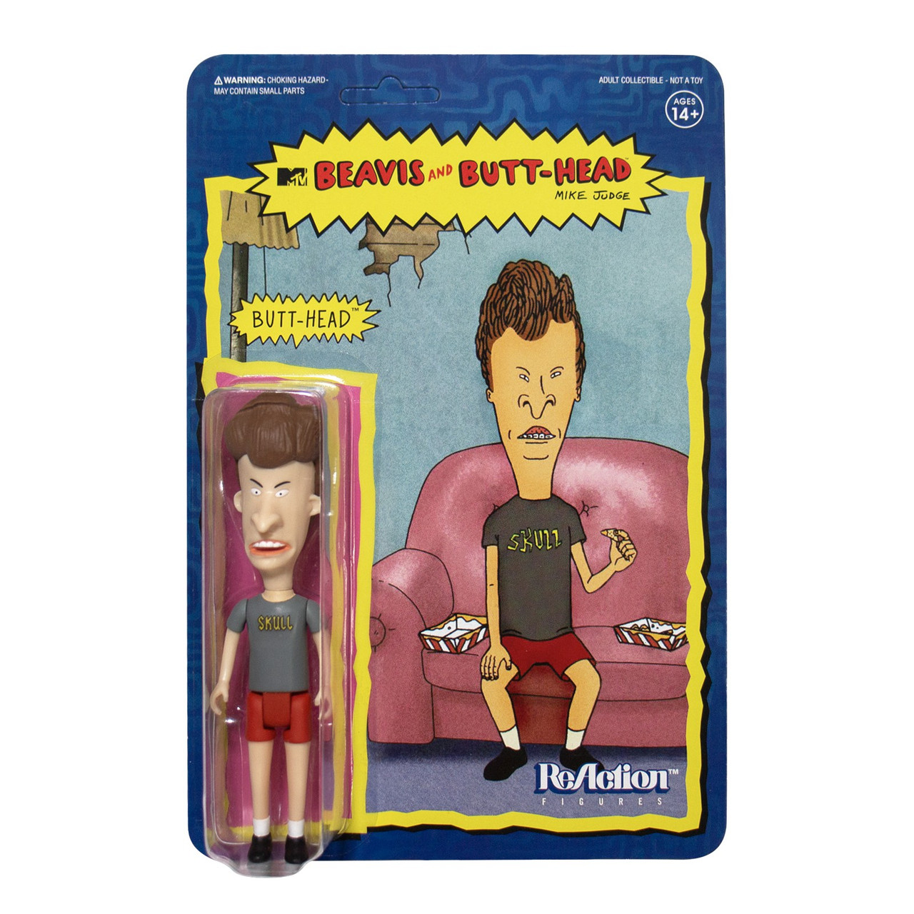 ReAction Beavis Butthead Butthead 5 Action Figure Super7 - ToyWiz