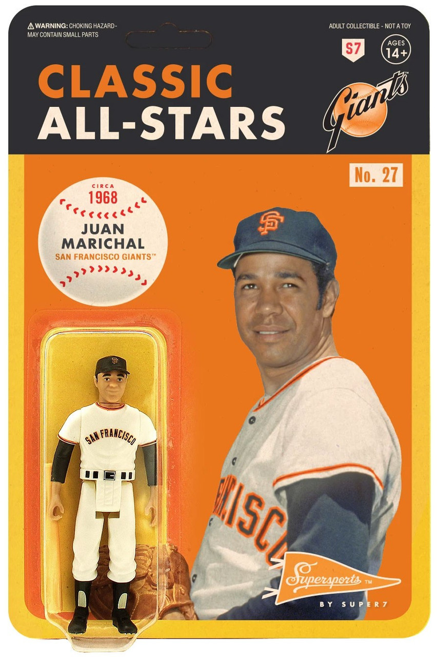 Willie Mays San Francisco Giants Collectible Toy Action Figure with Trading Card