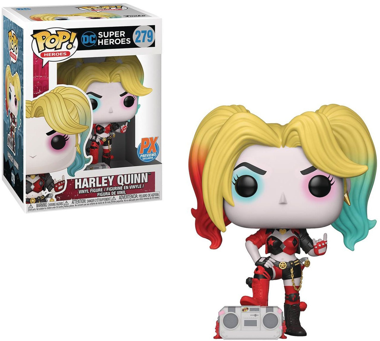 harley quinn black light funko