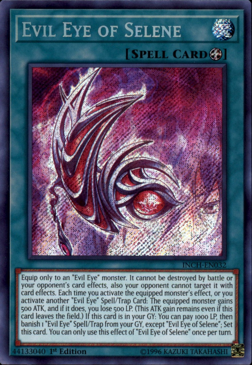 Yu-Gi-Oh! Karte INCH-DE023 Super Rare - The Infinity Chasers, Deutsch, Mit Cardboard Guard