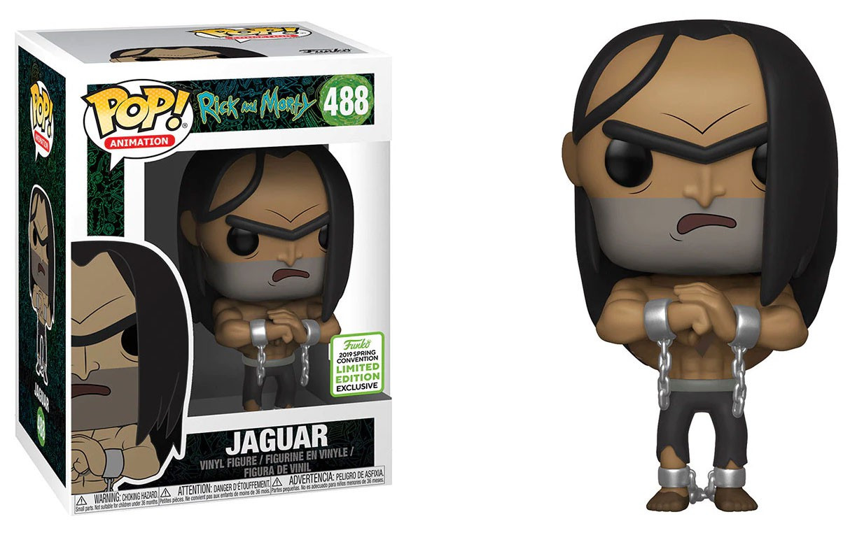 Funko Rick Morty Pop Animation Jaguar Exclusive Vinyl Figure 488 Toywiz