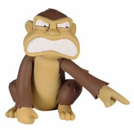 evil monkey plush
