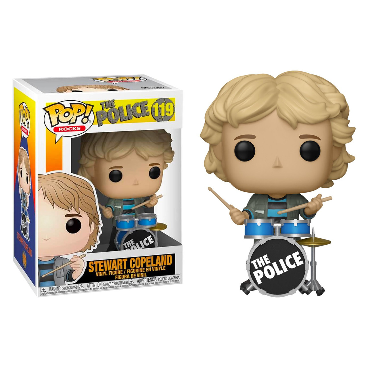 The Police POP Rocks Vinyl Figure Stewart Copeland