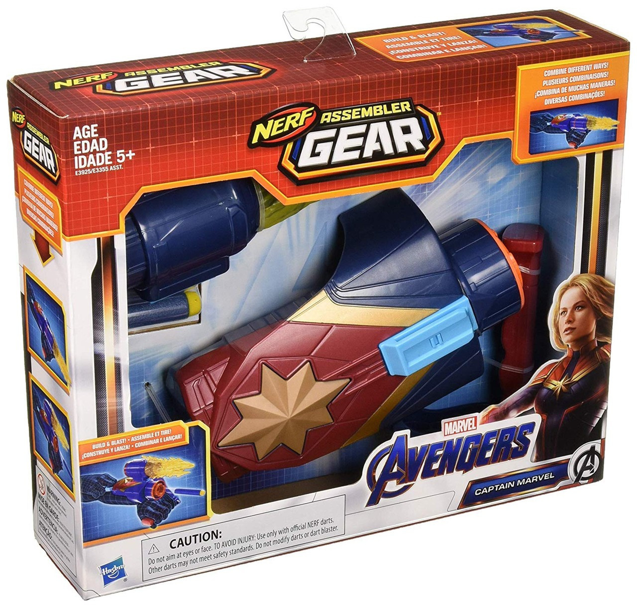 Marvel Avengers Endgame Nerf Captain Marvel Assembler Gear