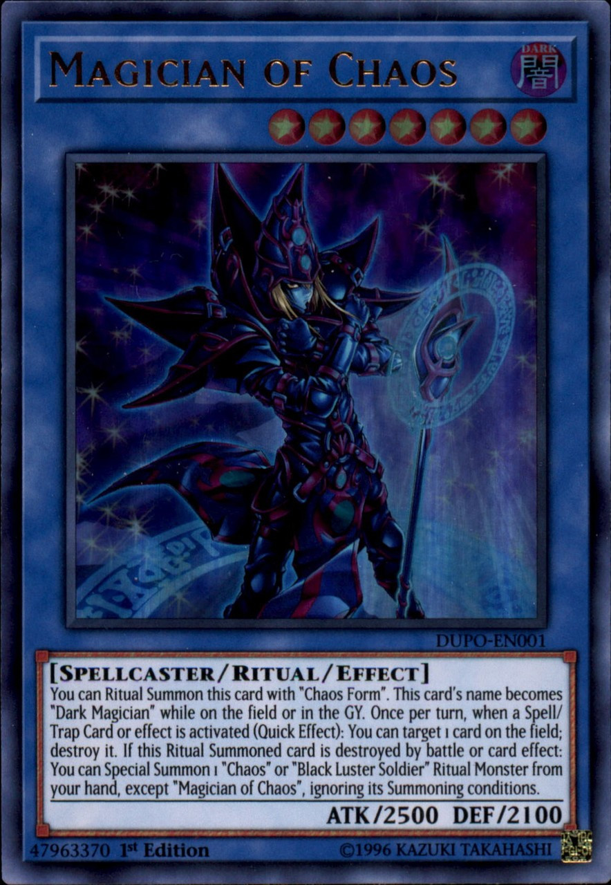 YuGiOh Duel Power Single Card Ultra Rare Magician of Chaos DUPOEN001