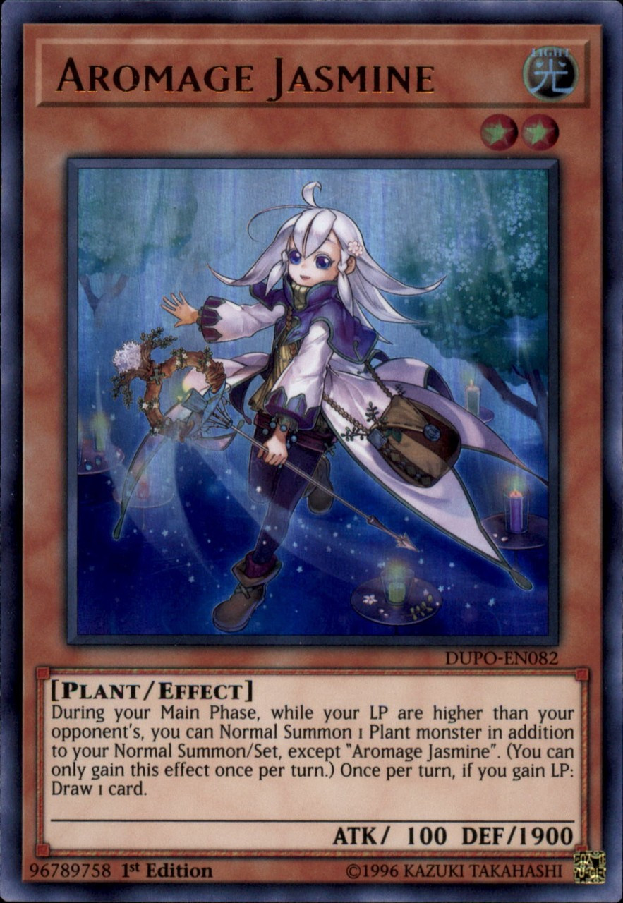 Yu-Gi-Oh! - Aromage Jasmine - DUPO-EN082 - Ultra Raro - 1ª Edición - Duel Power