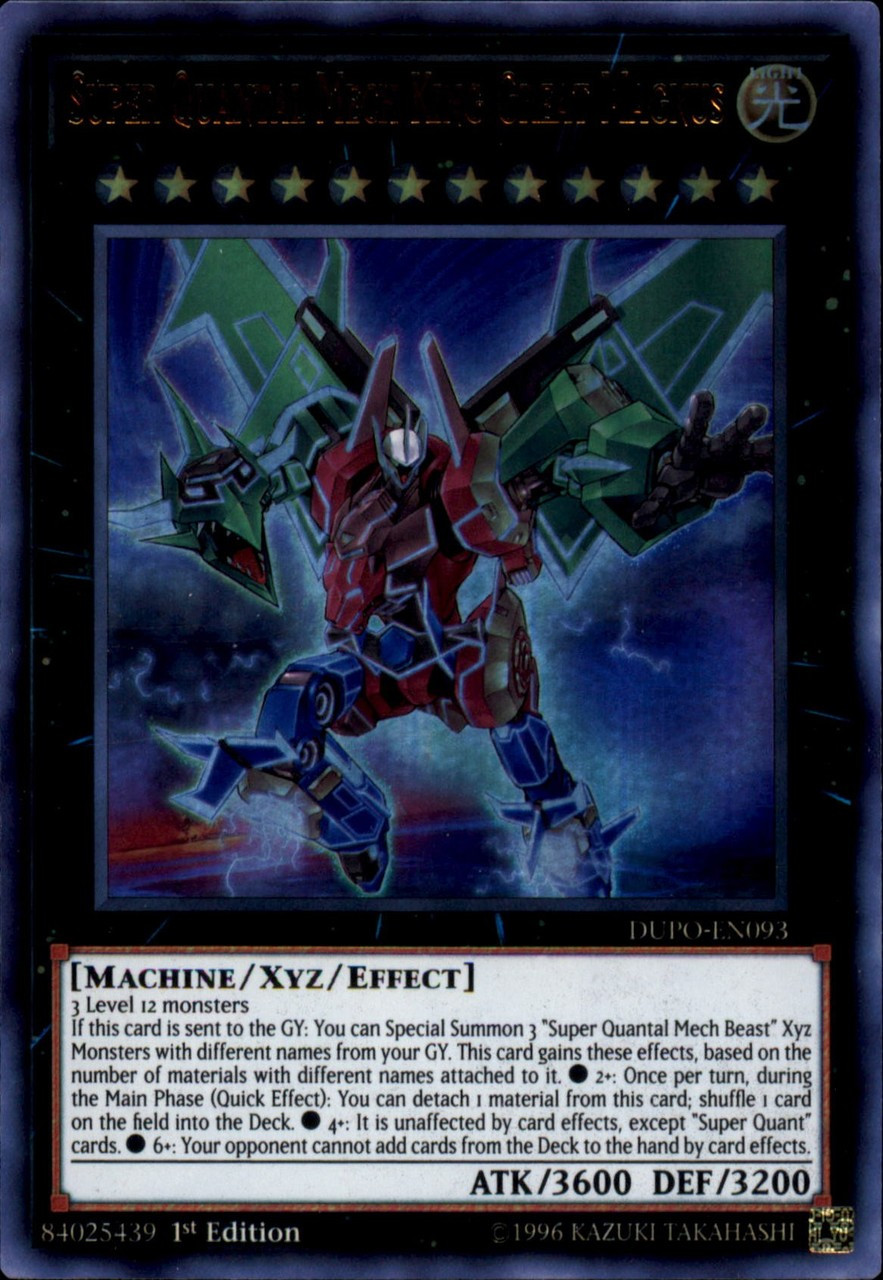 YuGiOh Duel Power Single Card Ultra Rare Super Quantal Mech King Great