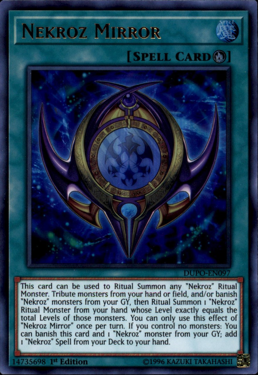 Yugioh Duel Power Single Card Ultra Rare Nekroz Mirror Dupo En097 Toywiz - mirror of twilight location roblox