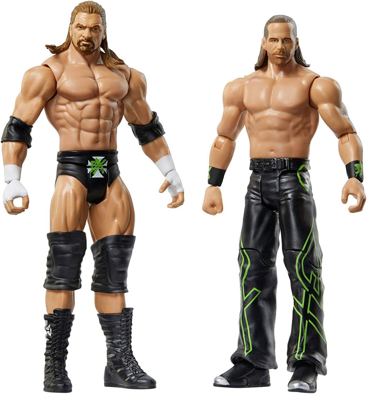 WWE Wrestling Battle Pack Series 58 Triple H Shawn Michaels 6 Action ...