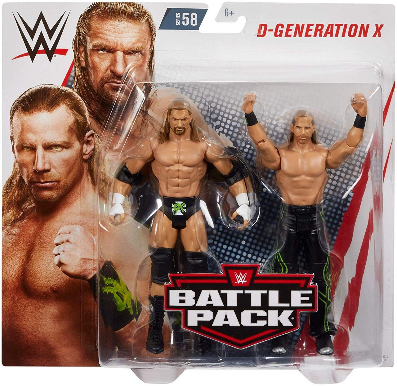 WWE Wrestling Battle Pack Series 58 Triple H Shawn Michaels 6 Action
