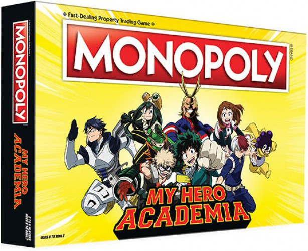 Monopoly My Hero Academia My Hero Academia Usaopoly Toywiz