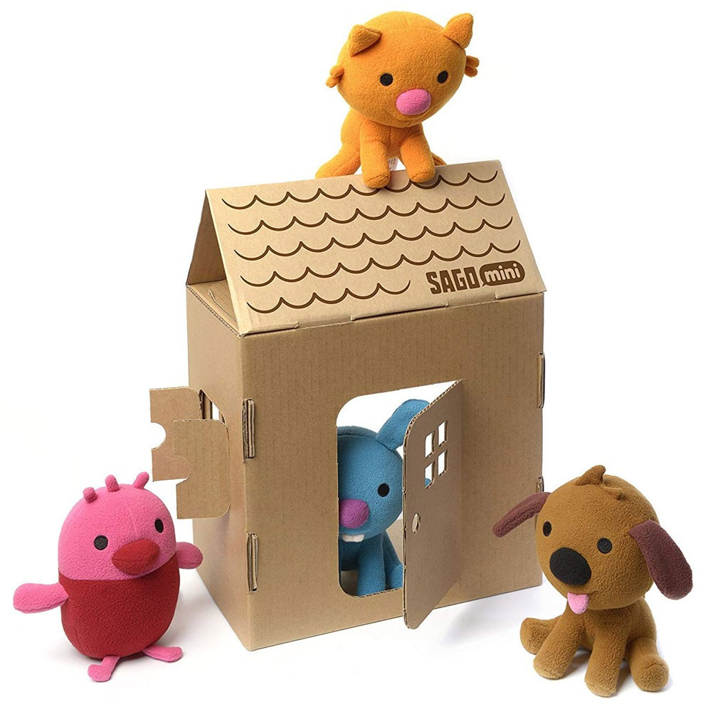 Sago Mini Harvey, Robin, Jinja Jack Plush 4Pack Gund ToyWiz