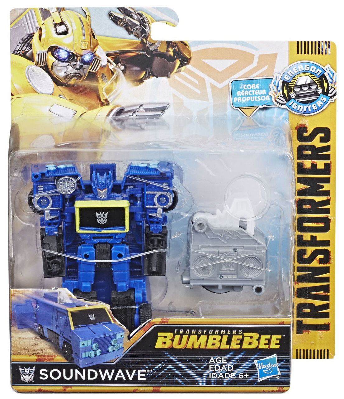 transformers bumblebee movie soundwave toy