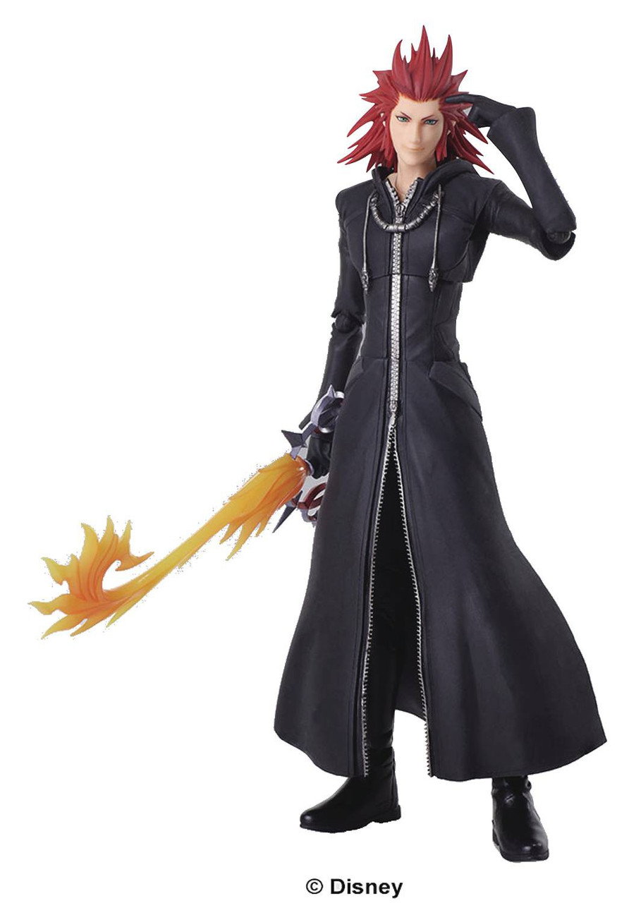 お*く様 未開封 KINGDOM HEARTS III Axel フィギュア ア Disney Kingdom Hearts III Bring Arts Axel 6 Action Figure Bandai