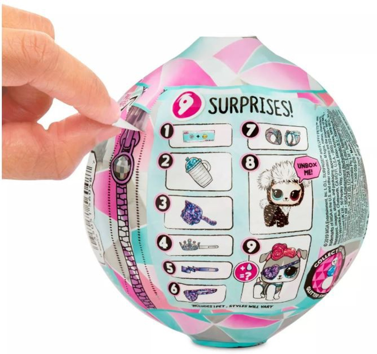 Lol Surprise Winter Disco Fluffy Pets Mystery Pack Mga Entertainment Toywiz