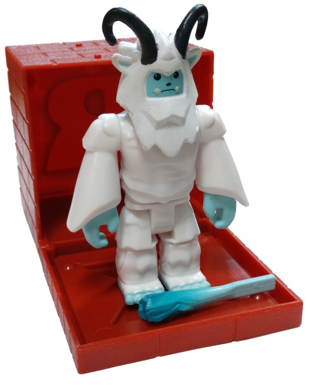 Roblox Red Series 4 Yeti 3 Mini Figure With Red Cube And Online Code Loose Jazwares Toywiz - jazwares roblox red series 3 elemental warrior lighting mini figure blue cube with online code no packaging from walmart people